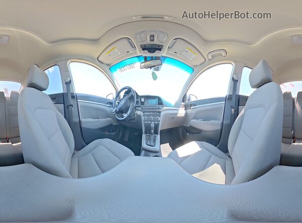 KMHD84LF2KU780561 2019 HYUNDAI ELANTRA Серый 
