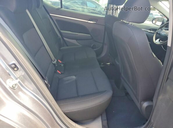 KMHD84LF2KU829757 2019 HYUNDAI ELANTRA Gray უკანა სავარძლების ხედი