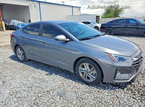 KMHD84LF2KU829757 2019 HYUNDAI ELANTRA Gray წინა მარჯვენა