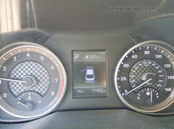 KMHD84LF2KU829757 2019 HYUNDAI ELANTRA Gray ხელსაწყოთა პანელის ხედი