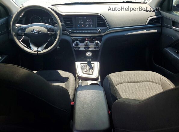 KMHD84LF2KU829757 2019 HYUNDAI ELANTRA Gray წინა პანელის ხედი