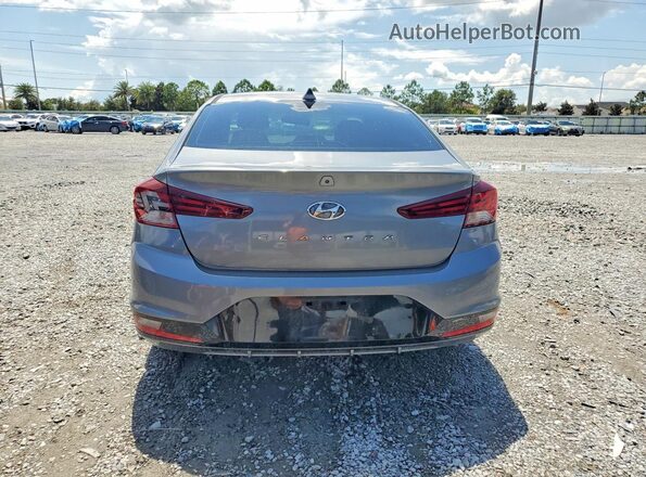 KMHD84LF2KU829757 2019 HYUNDAI ELANTRA Gray უკანა ხედი