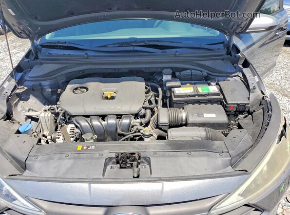 KMHD84LF2KU829757 2019 HYUNDAI ELANTRA Gray უკანა სალონის ხედი