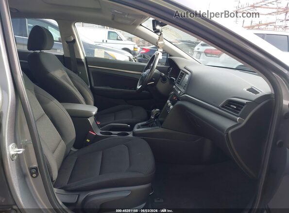 KMHD84LF2KU878229 2019 HYUNDAI ELANTRA Gray Widok wnętrza z przodu