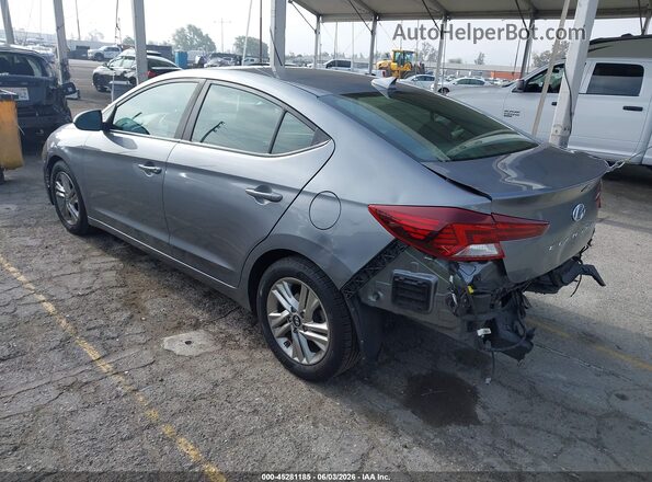 KMHD84LF2KU878229 2019 HYUNDAI ELANTRA Gray Tył lewy