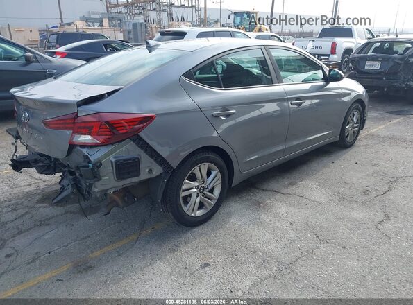 KMHD84LF2KU878229 2019 HYUNDAI ELANTRA Gray Tył prawy