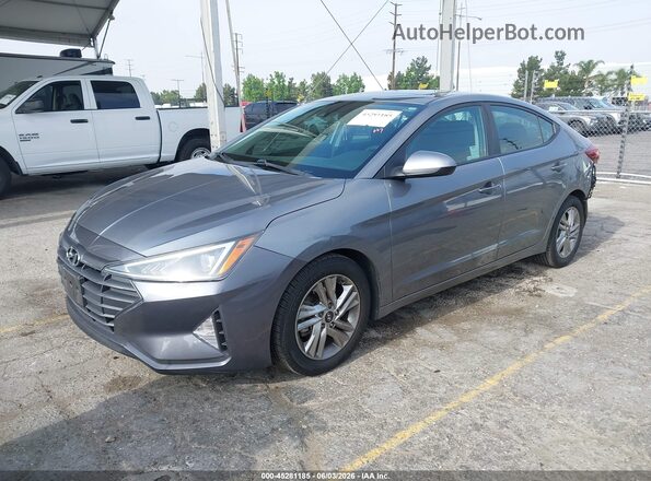 KMHD84LF2KU878229 2019 HYUNDAI ELANTRA Gray Przód lewy
