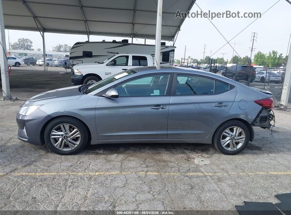 KMHD84LF2KU878229 2019 HYUNDAI ELANTRA Gray 
