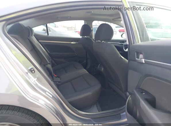 KMHD84LF2KU878229 2019 HYUNDAI ELANTRA Gray Widok naklejki z numerem VIN