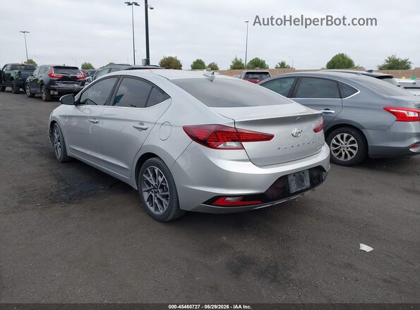 KMHD84LF2LU015450 2020 HYUNDAI ELANTRA Серебряный Задняя левая четверть