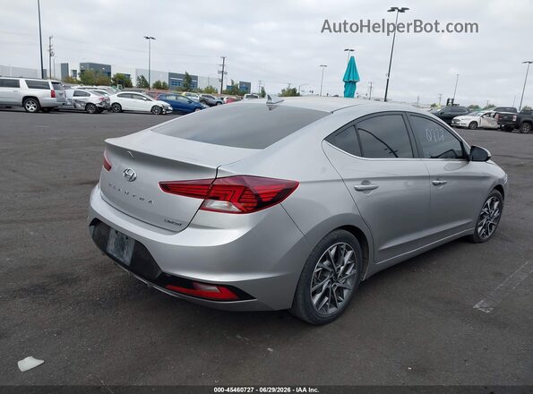 KMHD84LF2LU015450 2020 HYUNDAI ELANTRA Серебряный Задняя правая четверть