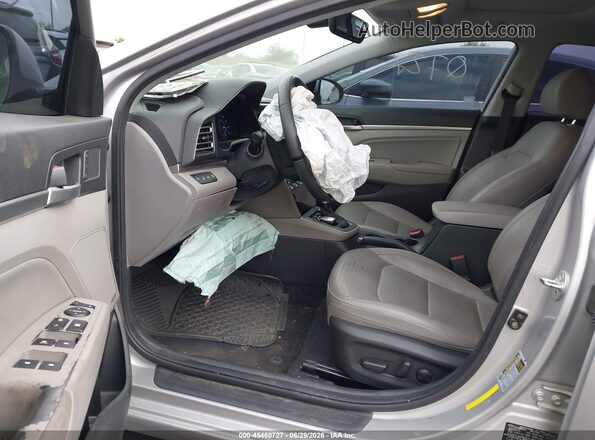 KMHD84LF2LU015450 2020 HYUNDAI ELANTRA Серебряный Вид салона спереди