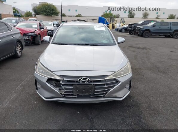 KMHD84LF2LU015450 2020 HYUNDAI ELANTRA Серебряный Вид щитка приборов