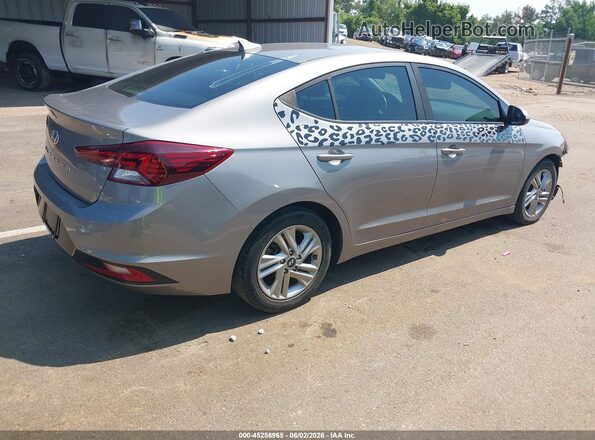 KMHD84LF2LU046648 2020 HYUNDAI ELANTRA Серебряный Задняя правая четверть