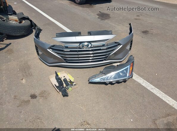 KMHD84LF2LU046648 2020 HYUNDAI ELANTRA Серебряный Вид щитка приборов