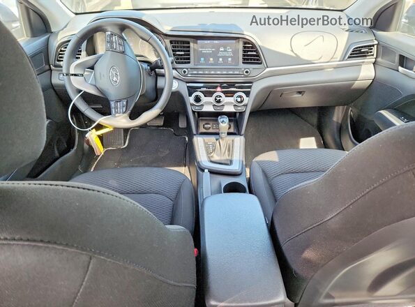 KMHD84LF2LU960558 2020 HYUNDAI ELANTRA Gray Vista del salpicadero