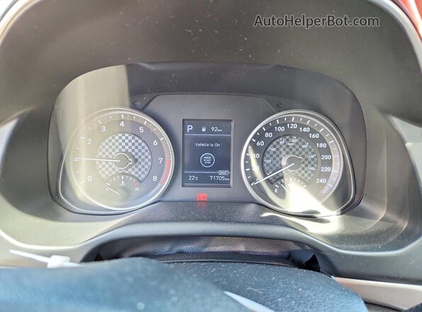 KMHD84LF2LU960558 2020 HYUNDAI ELANTRA Gray Vista del cuadro de instrumentos