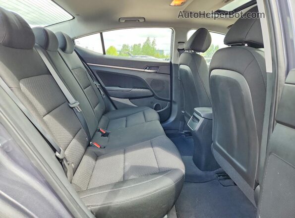 KMHD84LF2LU960558 2020 HYUNDAI ELANTRA Gray Vista de los asientos traseros