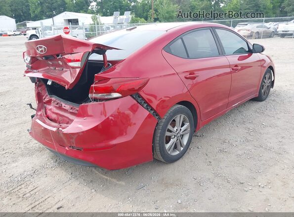 KMHD84LF3HU142523 2017 HYUNDAI ELANTRA Red Հետևի աջ