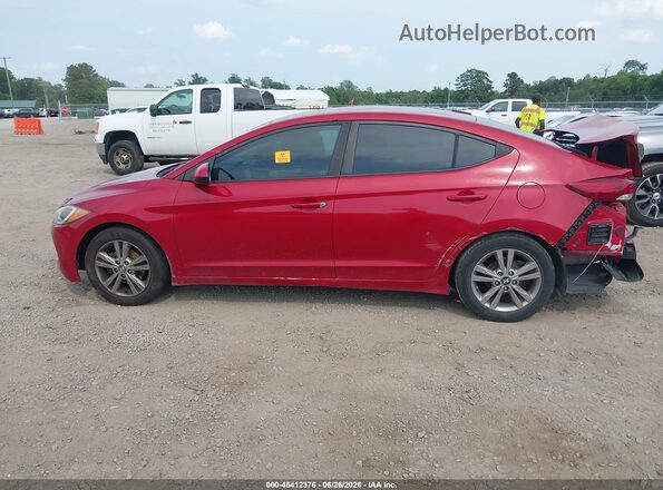 KMHD84LF3HU142523 2017 HYUNDAI ELANTRA Red Սալոնի 360 աստիճան տեսք
