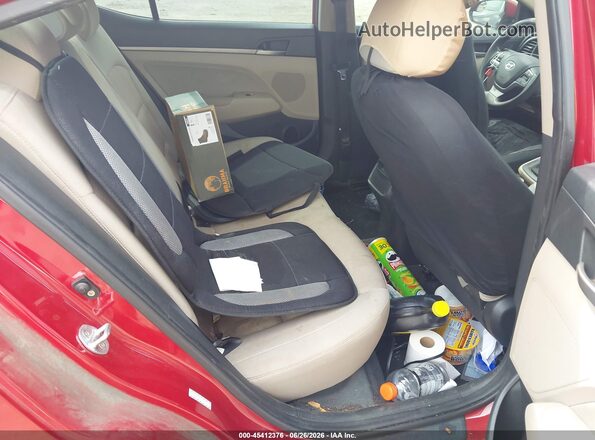KMHD84LF3HU142523 2017 HYUNDAI ELANTRA Red VIN կոդի պիտակի տեսք