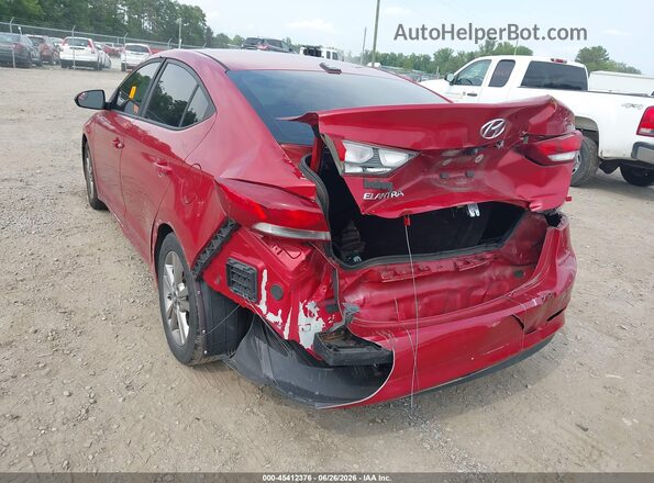 KMHD84LF3HU142523 2017 HYUNDAI ELANTRA Red Դիմացի տեսք