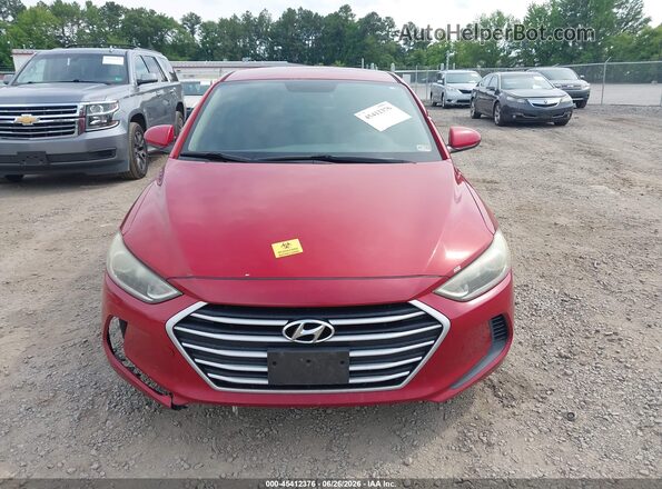 KMHD84LF3HU142523 2017 HYUNDAI ELANTRA Red Սարքավորումների վահանակի տեսք