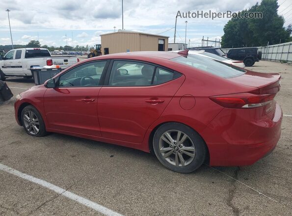 KMHD84LF3HU172315 2017 HYUNDAI ELANTRA Red Հետևի ձախ