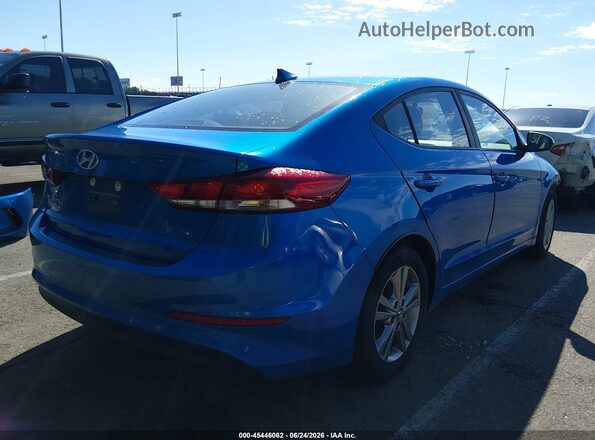 KMHD84LF3HU190975 2017 HYUNDAI ELANTRA Blue Trasero derecho