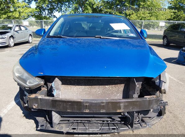 KMHD84LF3HU190975 2017 HYUNDAI ELANTRA Blue Vista del cuadro de instrumentos