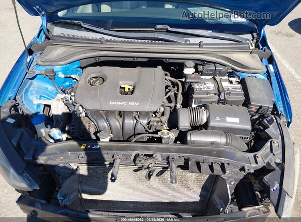 KMHD84LF3HU190975 2017 HYUNDAI ELANTRA Blue Vista trasera