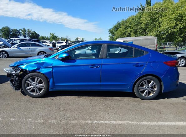 KMHD84LF3HU190975 2017 HYUNDAI ELANTRA Blue Vista interior de 360 grados
