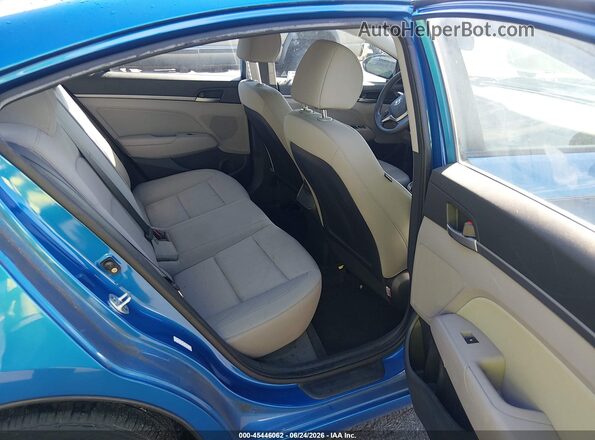 KMHD84LF3HU190975 2017 HYUNDAI ELANTRA Blue Vista de la etiqueta del VIN