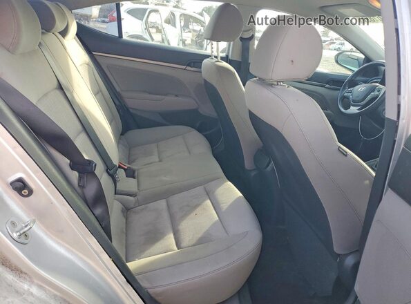 KMHD84LF3HU203532 2017 HYUNDAI ELANTRA Silver უკანა სავარძლების ხედი