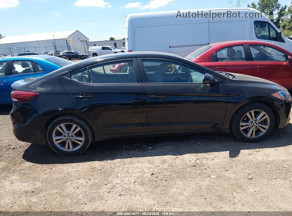 KMHD84LF3HU227958 2017 HYUNDAI ELANTRA Black Սալոնի հետևի տեսք