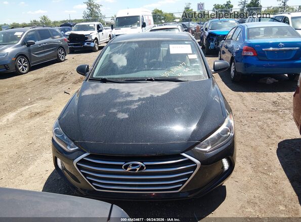KMHD84LF3HU227958 2017 HYUNDAI ELANTRA Black Սարքավորումների վահանակի տեսք