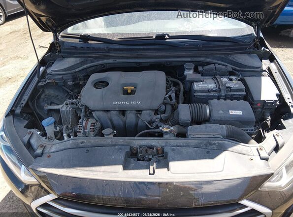 KMHD84LF3HU227958 2017 HYUNDAI ELANTRA Black Հետևի տեսք