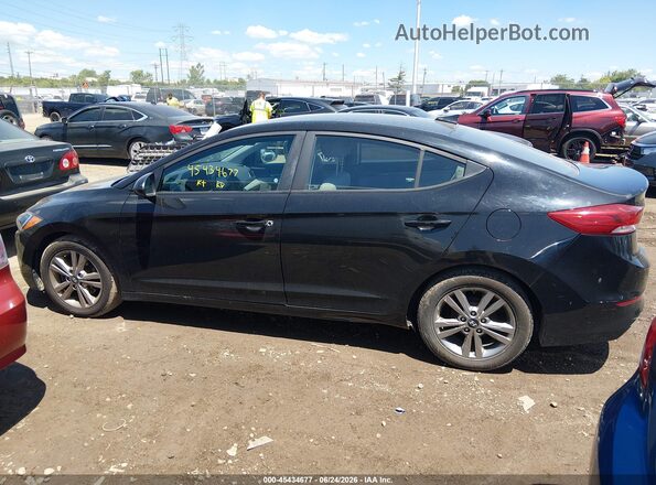KMHD84LF3HU227958 2017 HYUNDAI ELANTRA Black Սալոնի 360 աստիճան տեսք