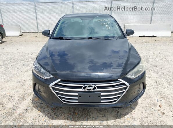 KMHD84LF3HU273614 2017 HYUNDAI ELANTRA Black Widok z przodu