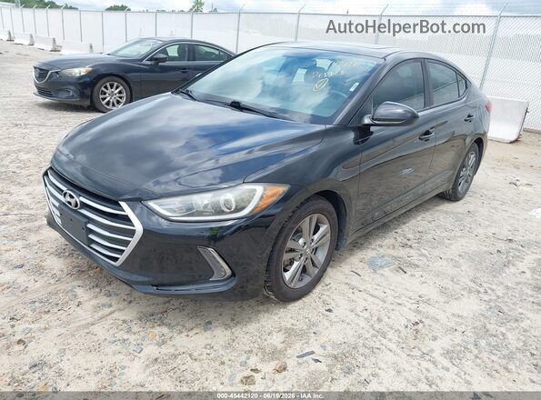 KMHD84LF3HU273614 2017 HYUNDAI ELANTRA Black Przód lewy