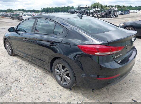 KMHD84LF3HU273614 2017 HYUNDAI ELANTRA Black Tył lewy