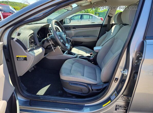 KMHD84LF3HU372868 2017 HYUNDAI ELANTRA Gray Вид салону спереду