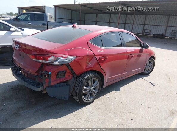 KMHD84LF3JU475021 2018 HYUNDAI ELANTRA Red Tył prawy