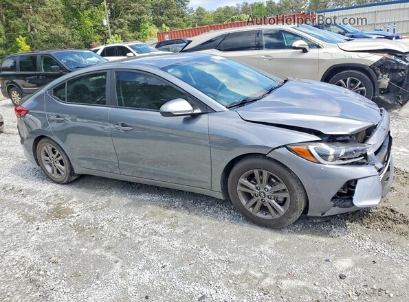 KMHD84LF3JU534505 2018 HYUNDAI ELANTRA Gray 