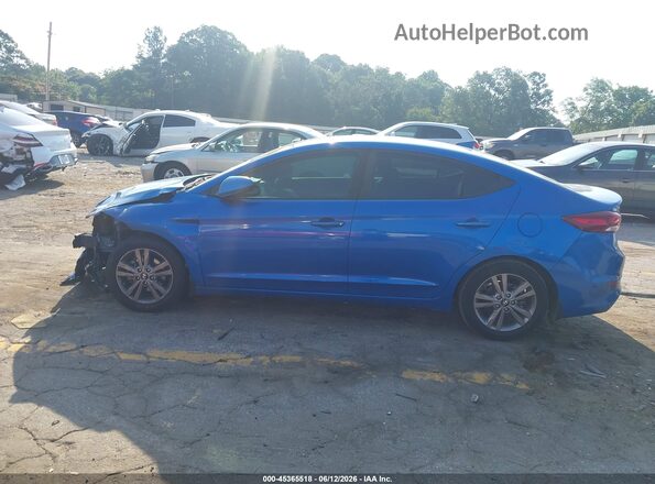 KMHD84LF3JU657334 2018 HYUNDAI ELANTRA Blue 360 interior view
