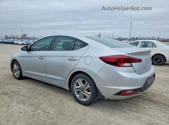 KMHD84LF3KU746287 2019 HYUNDAI ELANTRA Серебряный Задняя левая четверть