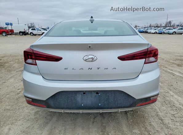 KMHD84LF3KU746287 2019 HYUNDAI ELANTRA Серебряный Вид сзади