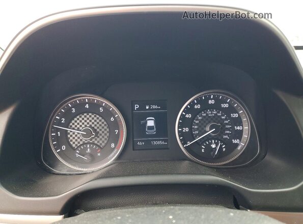 KMHD84LF3KU746287 2019 HYUNDAI ELANTRA Серебряный Вид щитка приборов