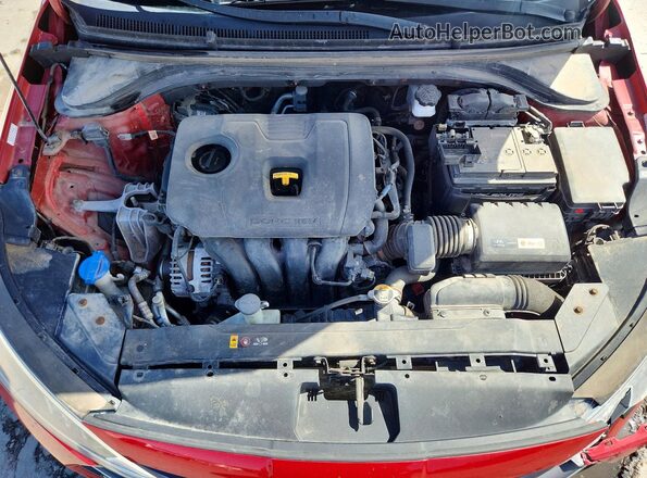 KMHD84LF3KU780293 2019 HYUNDAI ELANTRA Красный Вид задней части салона