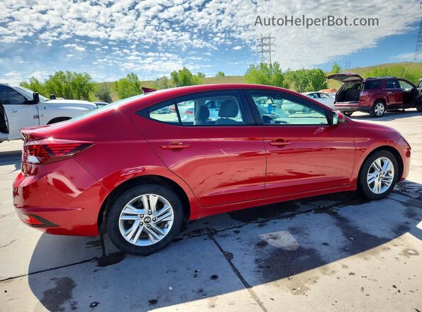 KMHD84LF3KU780293 2019 HYUNDAI ELANTRA Красный Задняя правая четверть